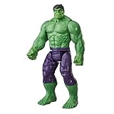 Avengers Figura de acción de Lujo de Hulk de Marvel Avengers Titan Hero Series Blast Gear, Juguete de 30 cm, para niños a Partir de 4 años,...