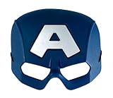 Rubies Máscara Capitán América Shallow para niños y niñas, Oficial de las películas de Avengers, máscara hecha en plástico con ajuste en...