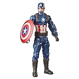 Avengers - Marvel Avengers Titan Hero Series - Figura de acción de Capitán América de 30 cm, Edad: 4+