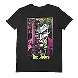 Pyramid International Joker Camiseta, Negro, M para Hombre