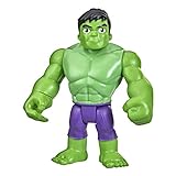 SPIDEY AND HIS AMAZING FRIENDS- Figura de Hulk, Multicolor, 10 Centimeters (Hasbro Not_applicable)