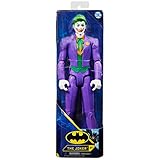 DC Batman - Joker Figura 30 Cm Comics - Joker Muñeco 30 Cm Articulado - 6060344 - Juguete Niños 3 Años +