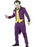 Funidelia | Disfraz de Joker - Arkham City para hombre Superhéroes, DC Comics, Villanos - Disfraz para adultos y divertidos accesorios para Fiestas,...