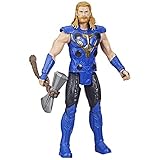 Hasbro Marvel Avengers Titan Hero Series Thor Toy, 30-cm-scale Thor: Love and Thunder Figure, Toys for Children Aged 4 and Up, Multicolor,One...