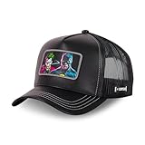 Gorra Hombre DC Comics, Gorra Trucker Batman vs Joker, Original y Auténtico, Negro , Talla única